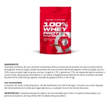 100% Whey Protein Professional 500gr Chocolate SCITEC NUTRITION ingredientes