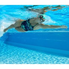 Bañador de natación Hero Camo Mujer Azul verde oscuro piscina