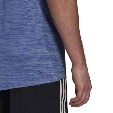 Camiseta Adidas M HT EL TEE Hombre Azul royal blue espalda