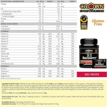 3:1 Recovery 750 gr frutos rojos crown sport nutrition