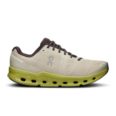 Zapatillas On Running Cloudgo hombre Sand/Zest Arena verde claro