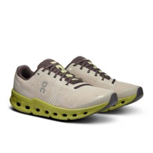 Zapatillas On Running Cloudgo mujer Sand/Zest Arena verde claro