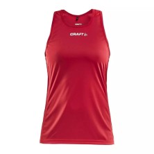 Camiseta tirantes Rush mujer roja Craft delante