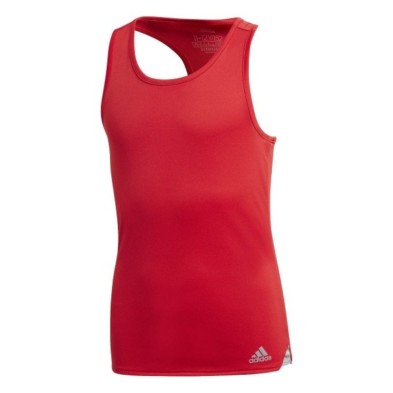 Camiseta tirantes G Club mujer Scarlet adidas roja