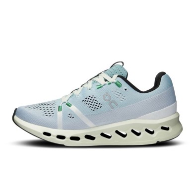 Zapatillas Cloudsurfer Hombre Mineral/Aloe on running gris verde