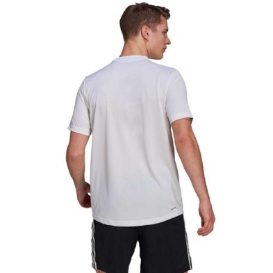 Camiseta manga corta Aeroready Designed 2 Move hombre White blanca adidas