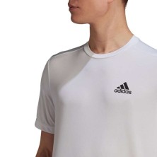 Camiseta manga corta Aeroready Designed 2 Move hombre White blanca adidas