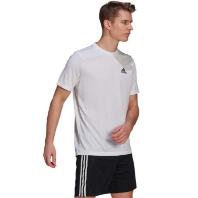 Camiseta manga corta Aeroready Designed 2 Move hombre White blanca adidas