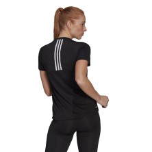 Camiseta manga corta Designed 2 Move 3 rayas Mujer Negra adidas