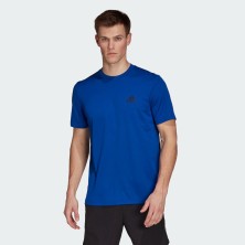 Camiseta manga corta Aeroready Designed 2 Move hombre azul royal blue  adidas