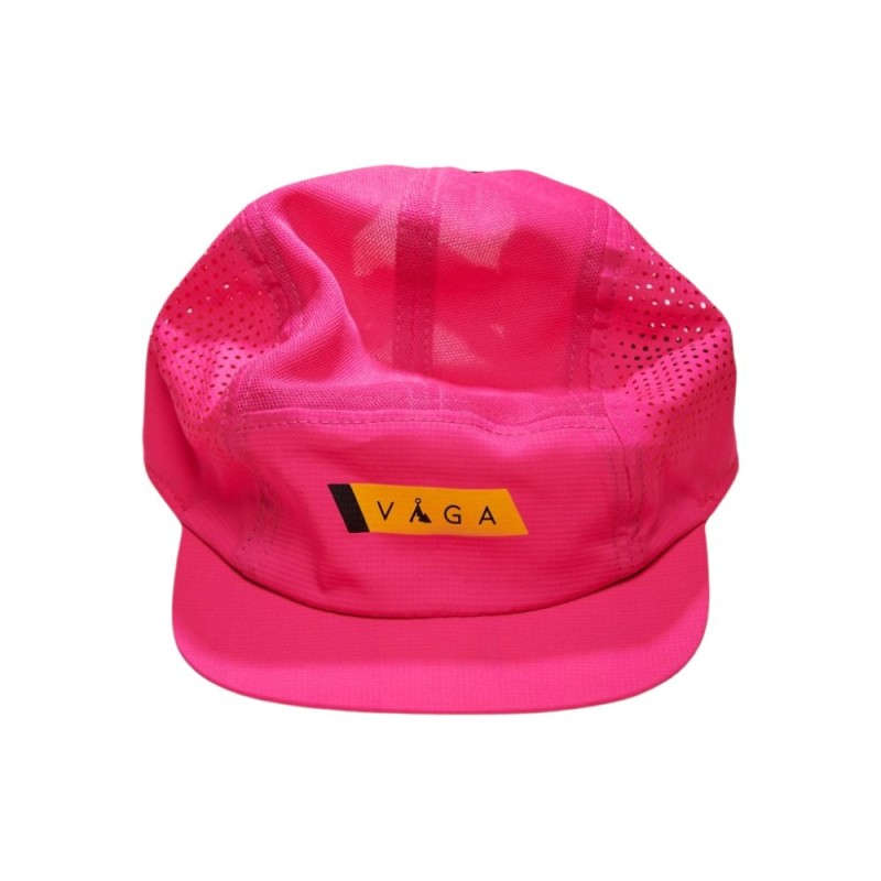 Gorra Vaga Running Feather Racing Cap Bright Pink/Sunbeam Orange rosa y naranja