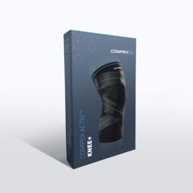 Rodillera de compresión Compex Activ Knee+ packaging