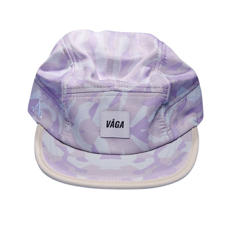 Gorra Running Club Patterned Cap  LILA Y GRIS ESTAMPADA VAGA