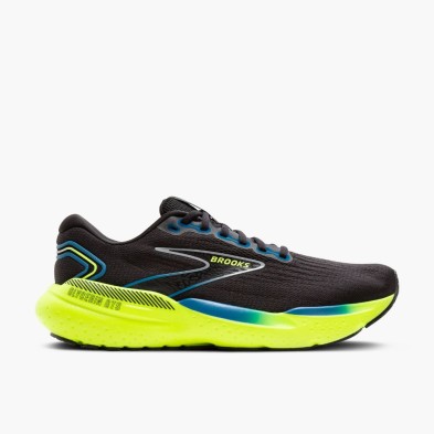 Zapatillas Brooks Glycerin GTS 21 hombre Negro/azul/amarillo