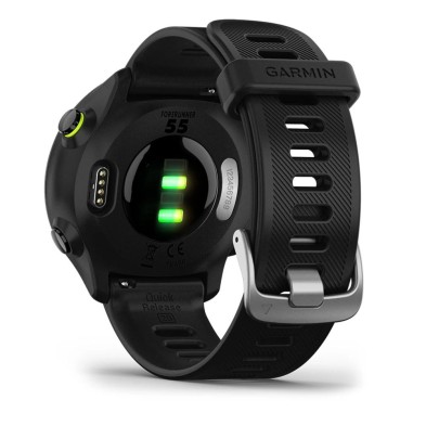 Reloj GPS Garmin Forerunner 55 negro sensor