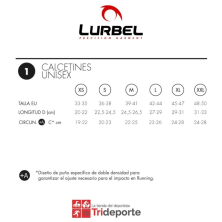 Lurbel tallaje calcetines