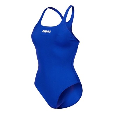 Bañador de natación Team Swim Pro Solid Royal White arena