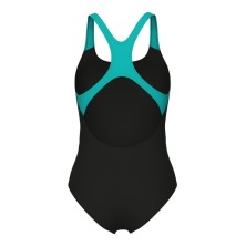 Bañador de natación Swim Pro Back Graphic Mujer Black / Water arena