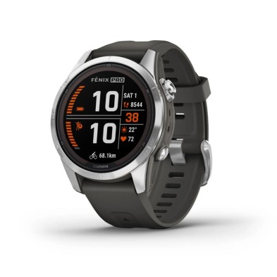 Reloj Multideporte Fenix 7S Pro Solar Edition 42 mm Plateado GARMIN