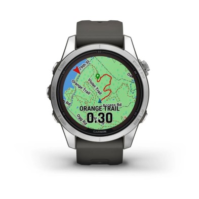 Reloj Multideporte Fenix 7S Pro Solar Edition 42 mm Plateado GARMIN