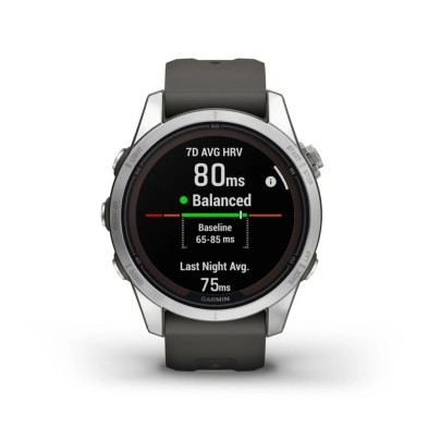 Reloj Multideporte Fenix 7S Pro Solar Edition 42 mm Plateado GARMIN