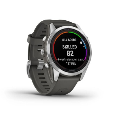 Reloj Multideporte Fenix 7S Pro Solar Edition 42 mm Plateado GARMIN