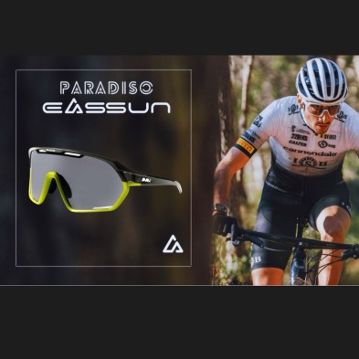 Gafas deportivas Eassun Paradiso Hunter Green/ Light Green smoke lens CAT 3