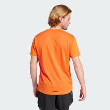 Camiseta manga corta Terrex Agravic Trail Running hombre naranja adidas Semi Impact Orange / White