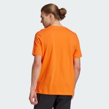 Camiseta manga corta Terrex Logo Tee Hombre Semi Impact Orange adidas naranja algodon