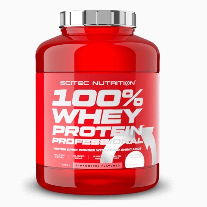 100% Whey Protein Professional 2350gr Fresa SCITEC NUTRITION