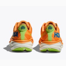 Zapatillas Clifton 9 hombre Solar Flare / Lettuce hoka naranja