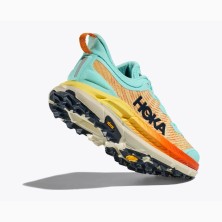 Zapatillas Mafate Speed 4 Hombre Cloudless / Sherbet HOKA AZUL NARANJA