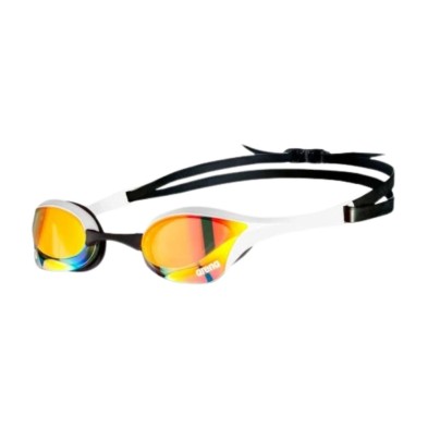 Gafas natación Cobra Ultra Mirror Swipe Yellow Copper / White arena gafas amarillo negro blanco