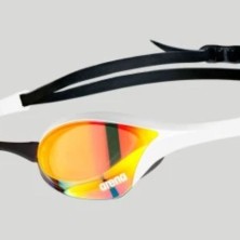 Gafas natación Cobra Ultra Mirror Swipe Yellow Copper / White arena gafas amarillo negro blanco