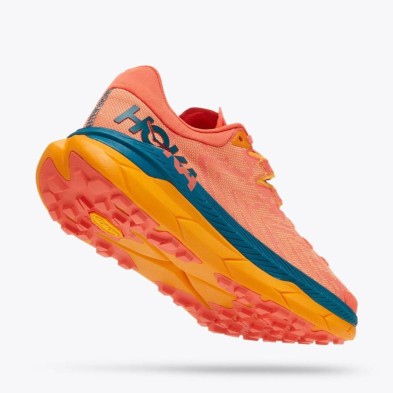 Zapatillas Hoka Tecton X mujer naranja coral