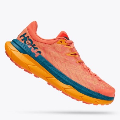 Zapatillas Hoka Tecton X mujer naranja coral