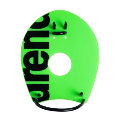 Palas de natación New Elite Hand Paddle 2 acid lime/black arena