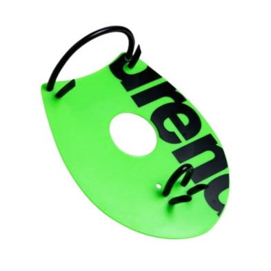 Palas de natación New Elite Hand Paddle 2 acid lime/black arena