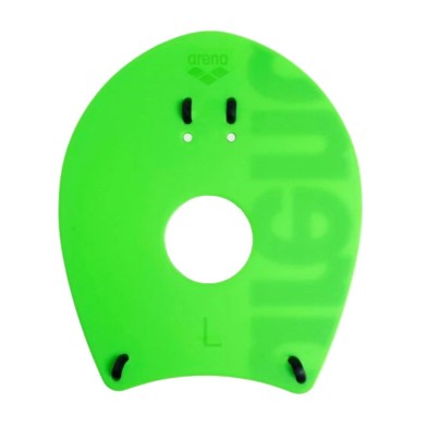 Palas de natación New Elite Hand Paddle 2 acid lime/black arena