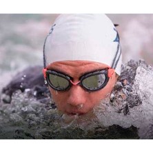 Gafas de natación Predator titanium mirror roja gris smaller Zoggs