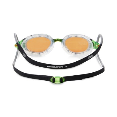 Gafas de natación Zoggs Predator Polarized Ultra verde gris ajuste