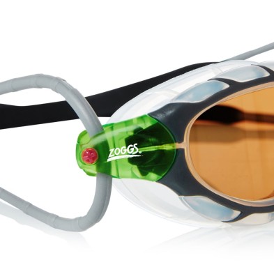 Gafas de natación Zoggs Predator Polarized Ultra verde gris detalle