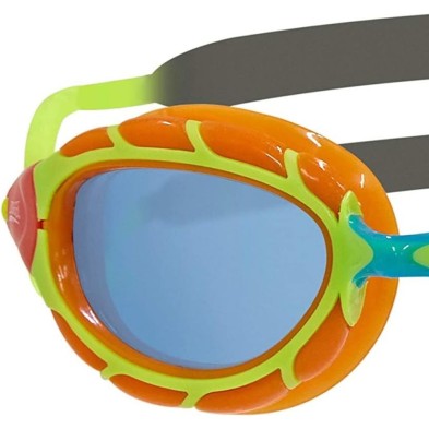 Gafas natacion Predator Junior naranja rojo Zoggs detalle