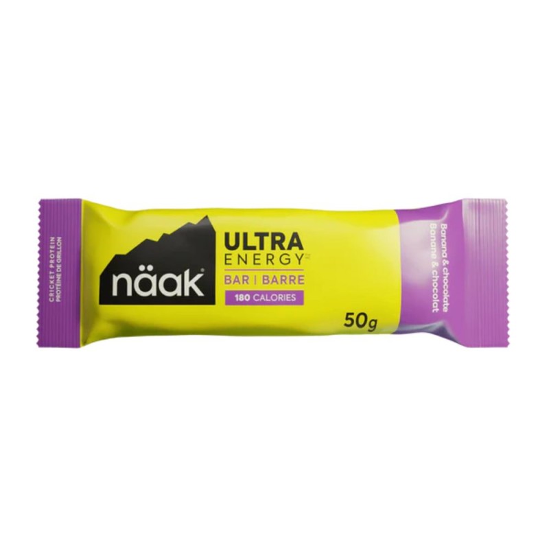 Barrita energética Ultra Energy 50g Banana y Chocolate näak