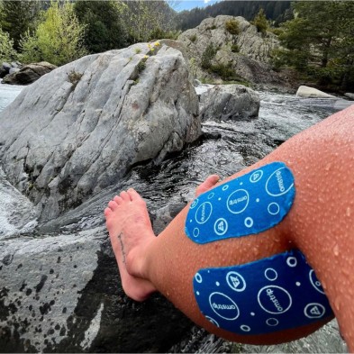 Parches deportivos Omstrip Therapy Wellness Rollo 2,5mts cortar y aplicar resistente al agua