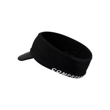 Headband Compressport Spiderweb On/Off con visera Black