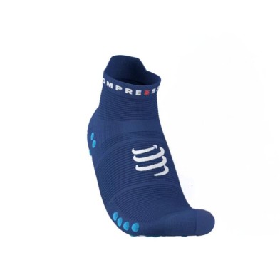 CalcetinesCompressport  Pro Racing V4.0 Run Low Sodalite/Fluo Blue