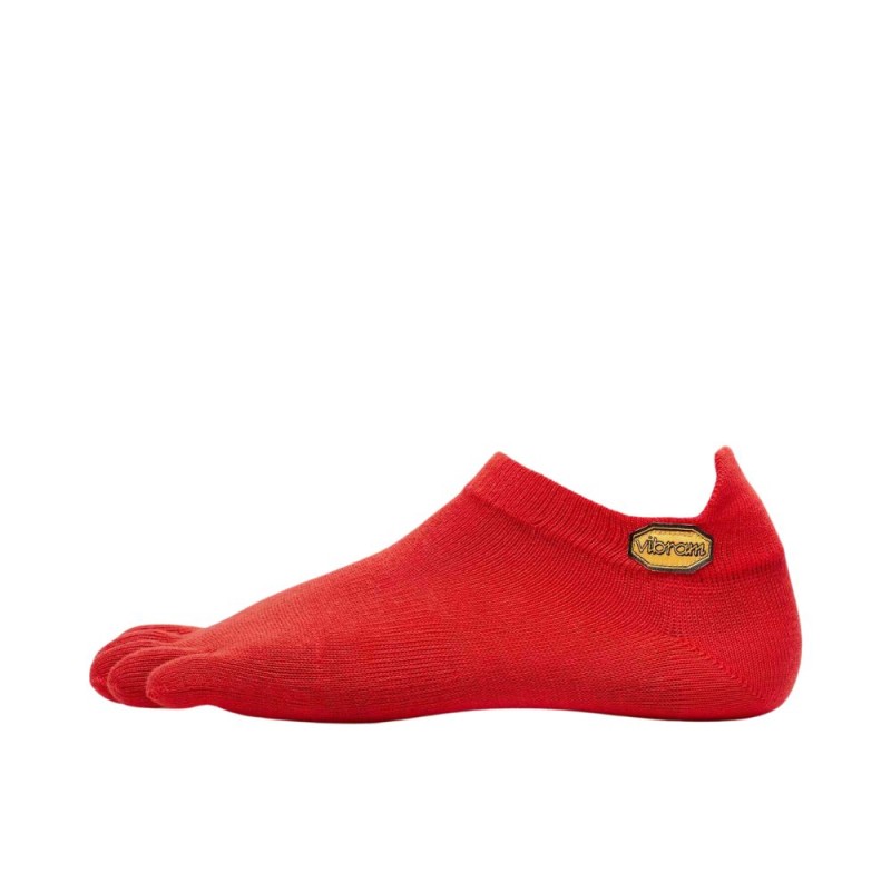 Calcetines Vibram 5TOE Athletic No Show Red