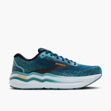 Zapatillas  Brooks Ghost Max 2 hombre Moroccan Blue/Aqua/Orange pop perfil