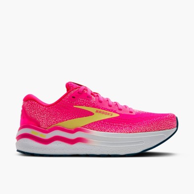 Zapatillas Brooks Ghost Max 2 Brooks mujer rosa amarillo tónica rosa